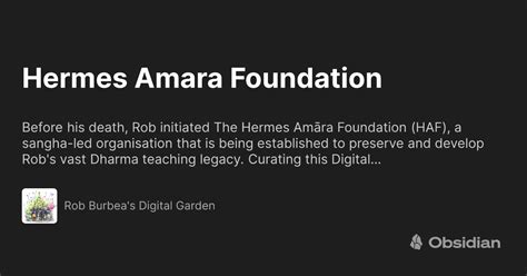 hermes amara foundation.